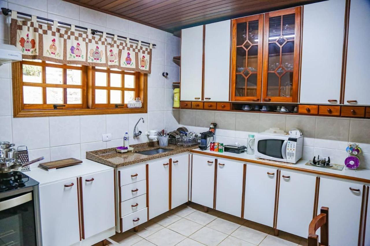 Chale Belga Em Condominio - 1,2 Km Do Centro Turistico Capivari Campos do Jordao Dış mekan fotoğraf